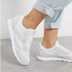 Reebok Women's Classic Sneakers - White and Gray